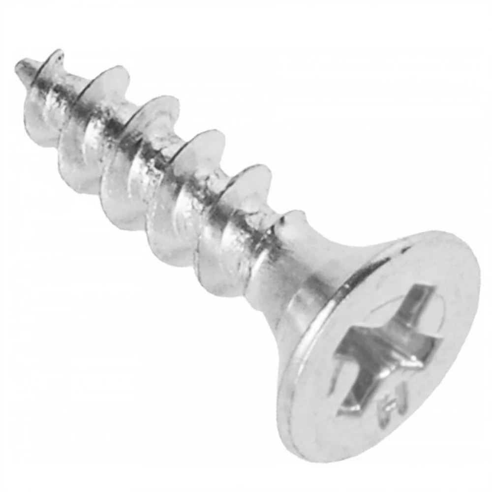 Vis à bois PH2 4,0x16mm Zinc Blanc (1000 pièces) – Image 2