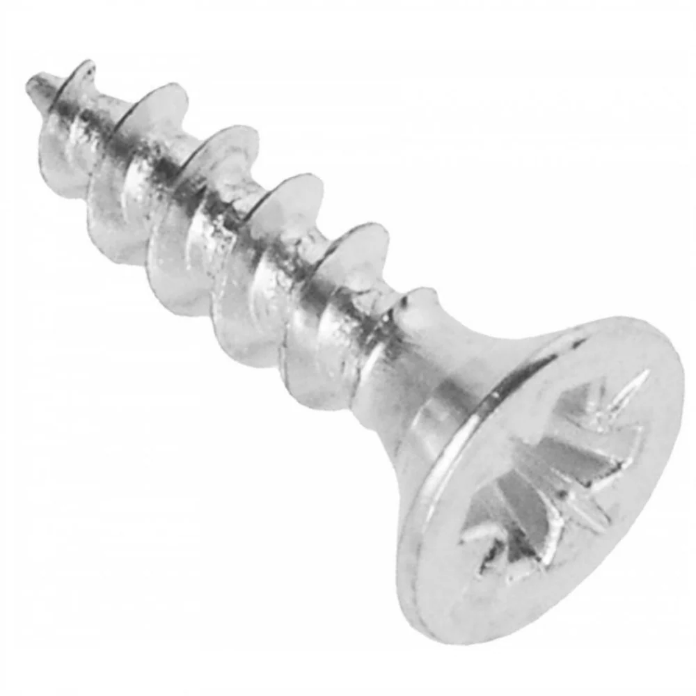 Vis à bois PZ2 4.0x16mm Zinc Blanc (1000 pièces) – Image 2