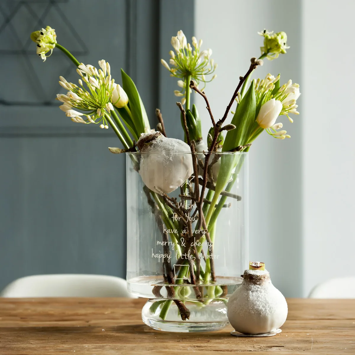 Wax Amaryllis Magic White – Image 3