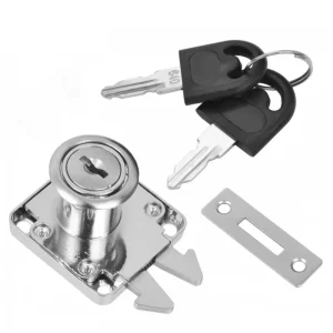 Verrou Carré pour Stores 19x22mm, Chrome