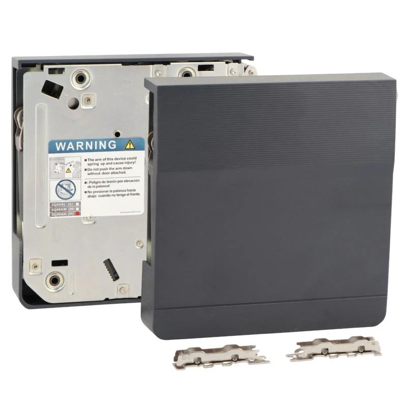 Lot de 2 relevables avec ouverture à angle droit et fermeture silencieuse pour meuble haut, droite et gauche - Blanc/Gris – Image 6